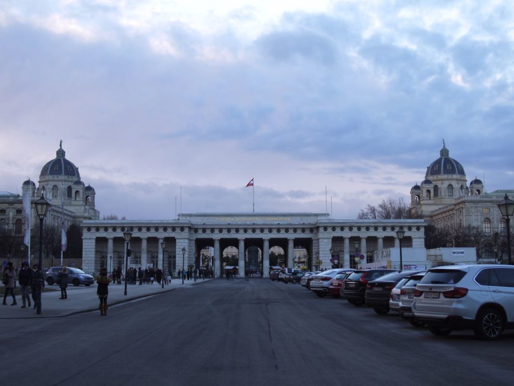 Vue MusaeumsQuartier Vienne