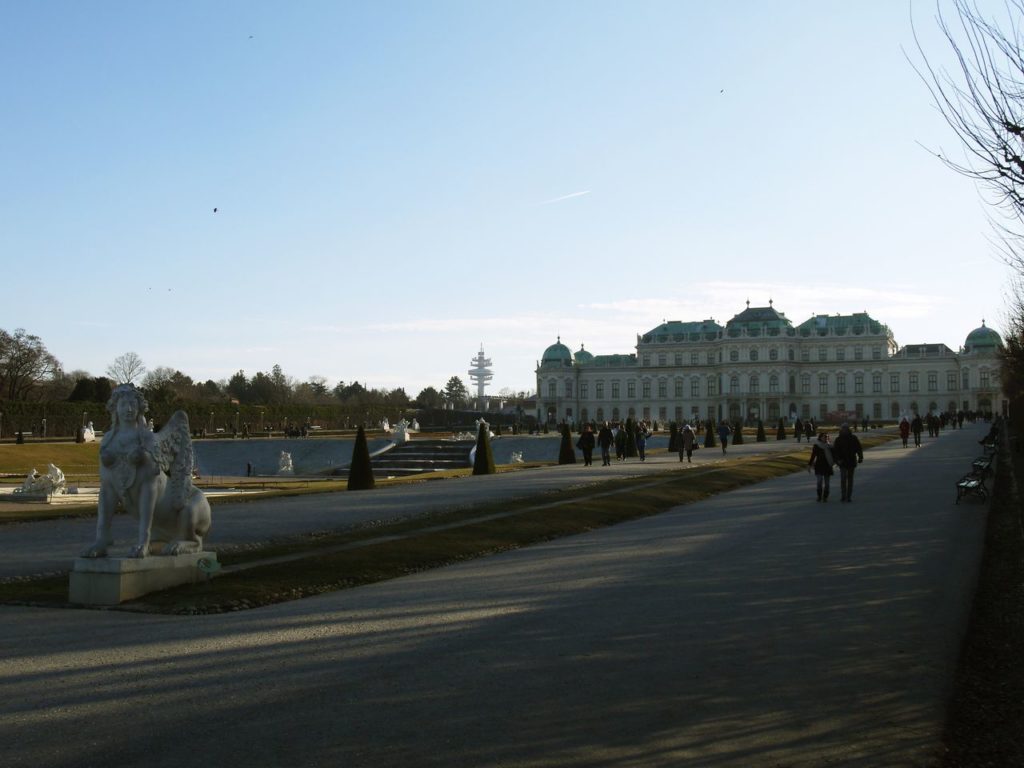 Belvedere jardin Vienne