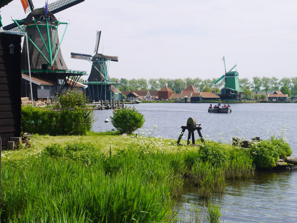 Zaanse Schans bord eau