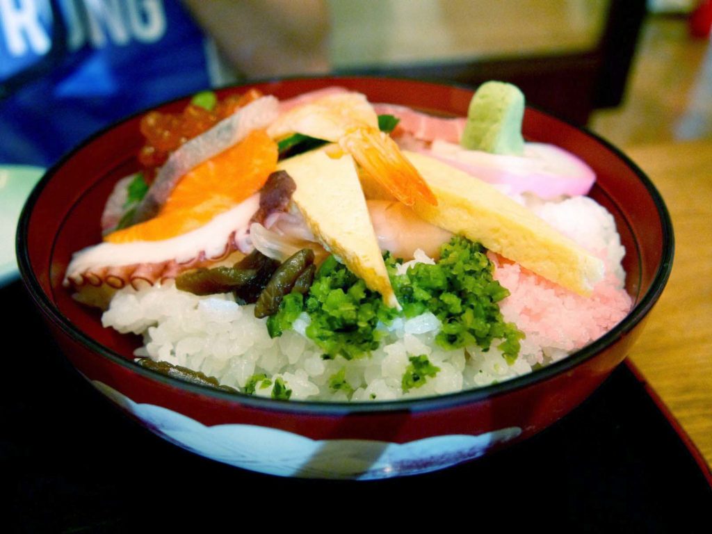 Plat riz poisson japonais