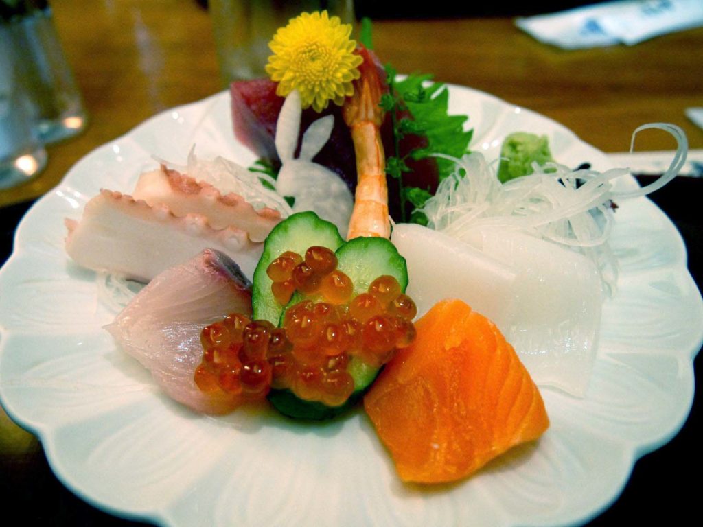 sashimi japonais