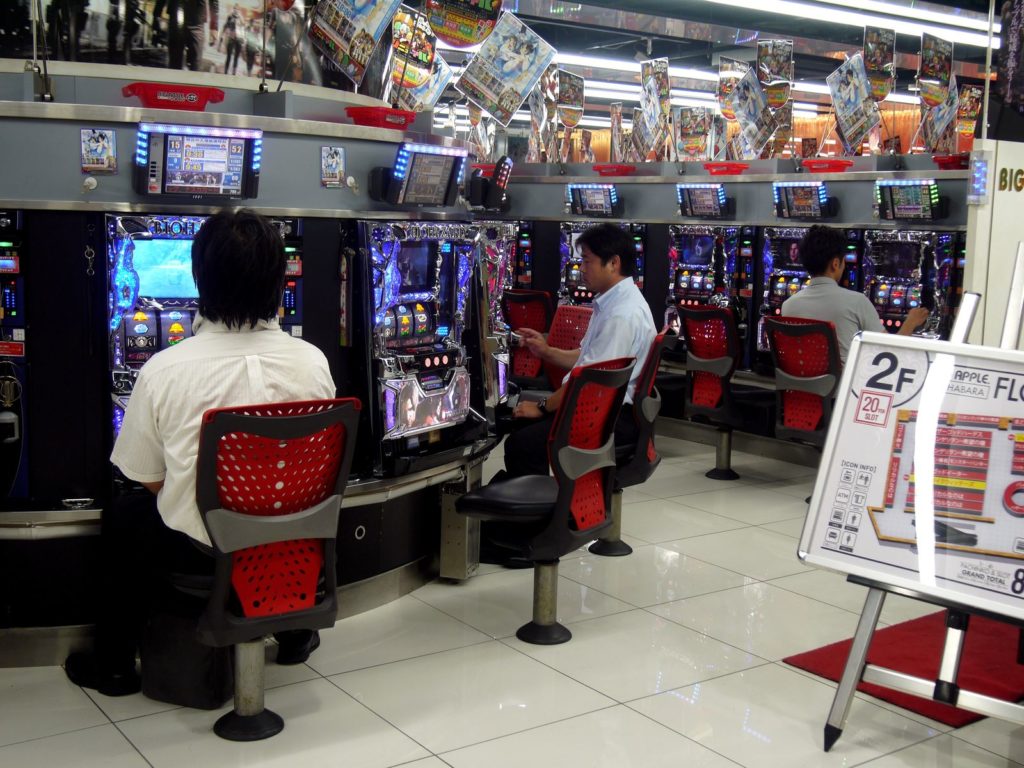 Joueur Pachinko tokyo