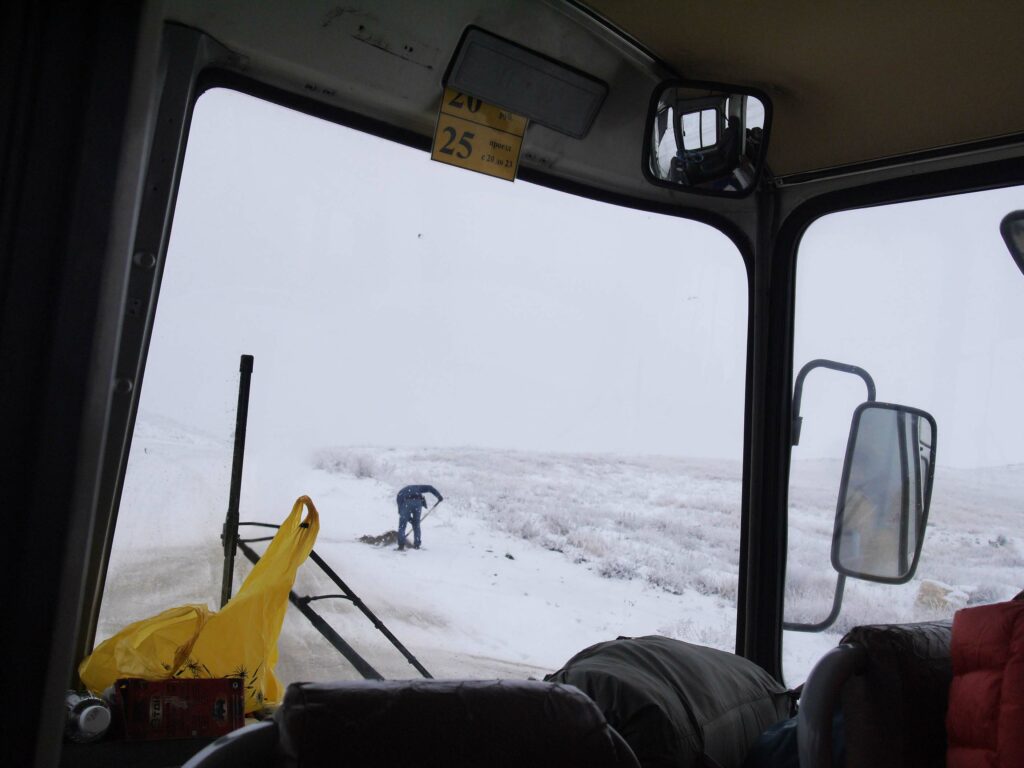 Panne-bus-Olkhon-Baïlkal