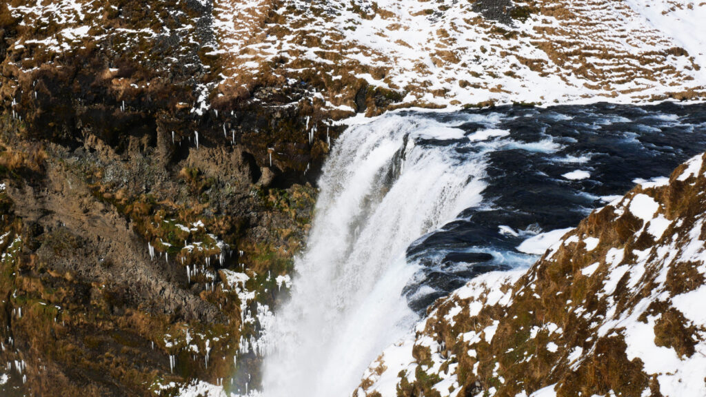 Skogafoss-hauteur