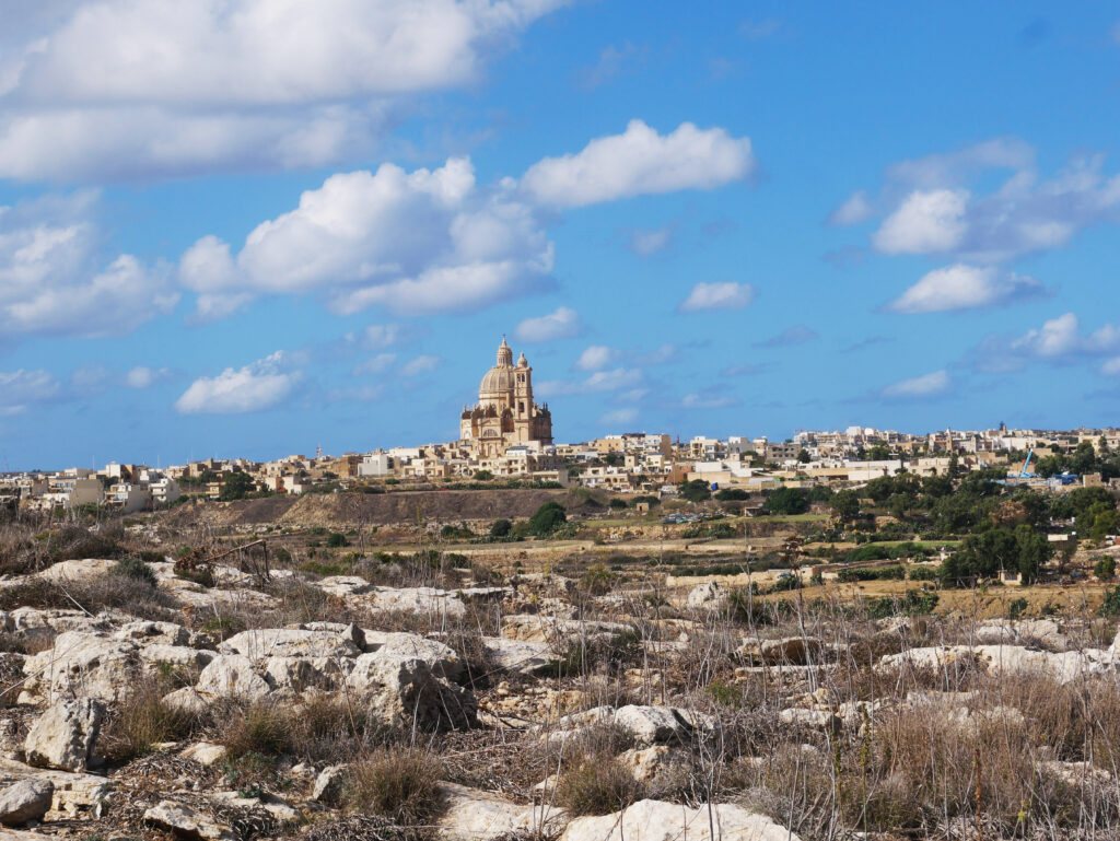 vue-saint-Jean-Baptiste-Xewkija-gozo